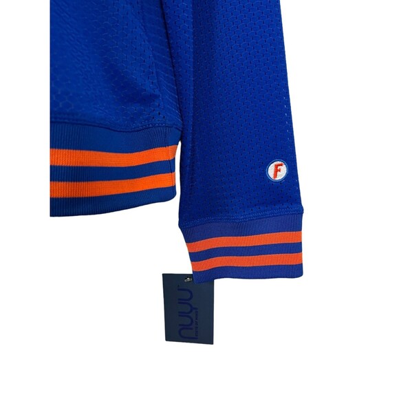 NUYU Long Sleeve 1031 Mesh Sweatshirt  XL  NWT $80  Blue Orange  Florida Gators - Picture 3 of 8
